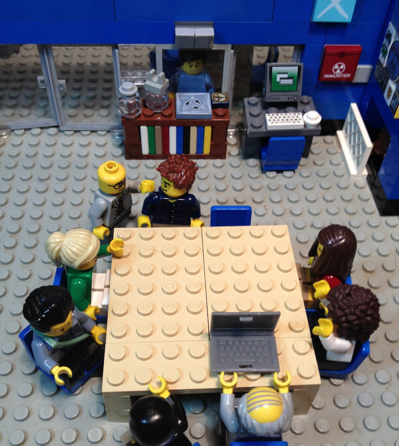 Illustration for article titled These LEGO minifigs are ready for their very own episode of Community